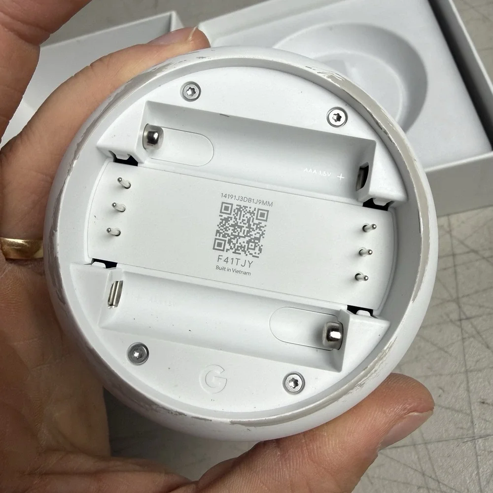 Google Nest Smart Thermostat, Snow - GA01334-CA TESTED